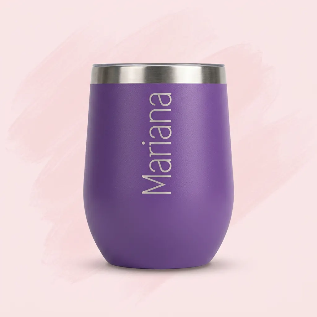 Copo de vinho personalizado Mariana