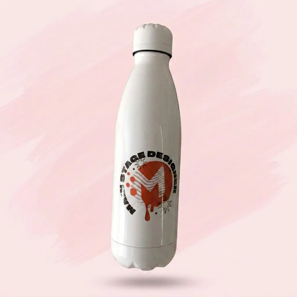 Squeeze branca personalizada com logo